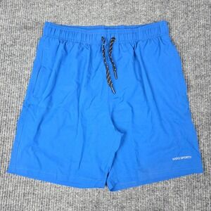 Hodo Sports Mens Blue Athletic Gym Training Shorts Size Medium NWT Zipper Pocket